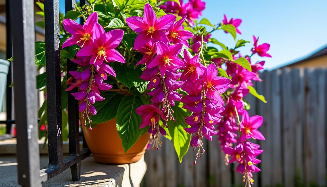 découvrez comment cultiver le fuchsia pour égayer votre balcon avec ses fleurs éclatantes. guide pratique pour réussir l'entretien et l'arrosage de cette plante colorée.