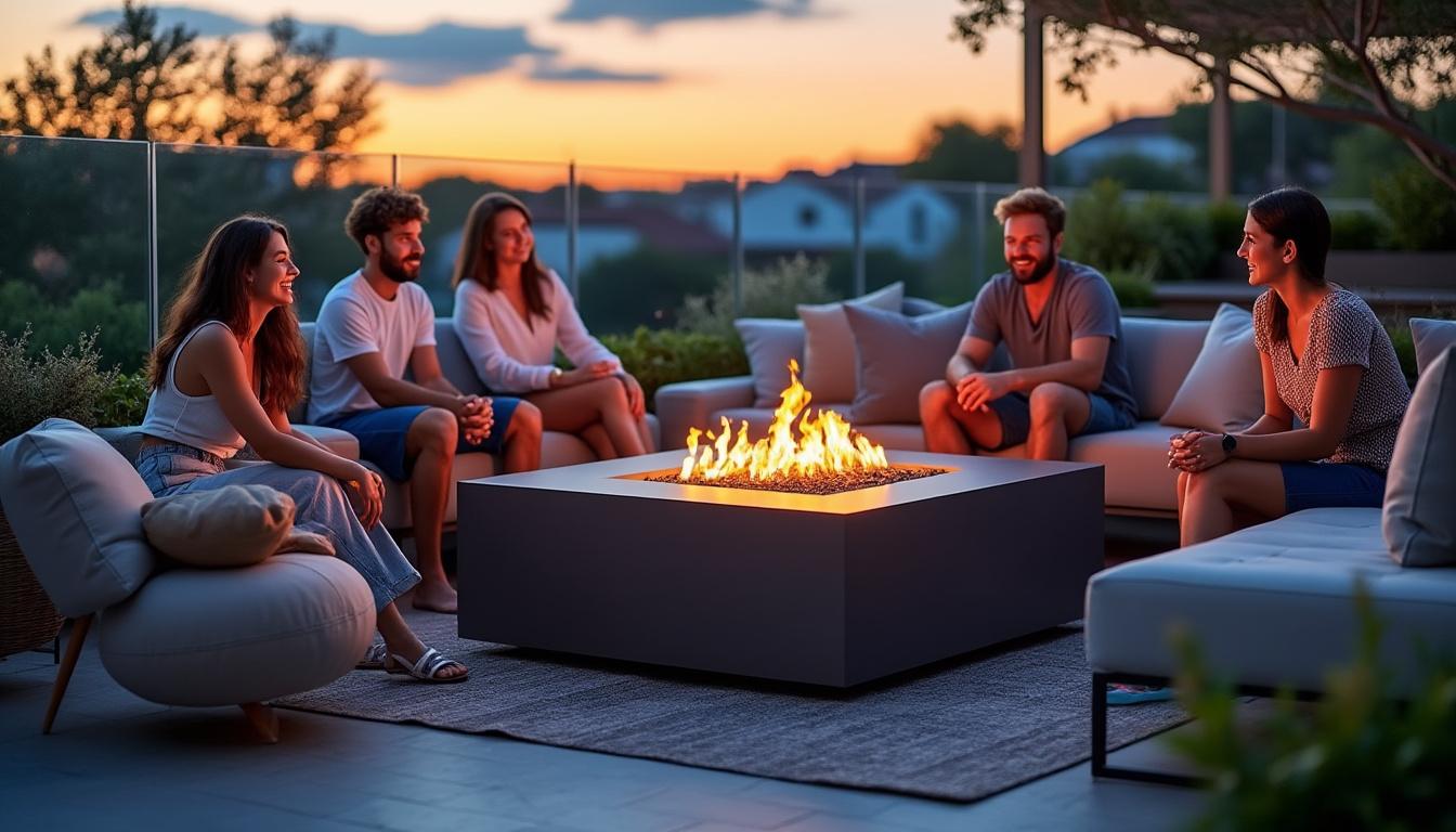 découvrez les avantages d'un brasero à gaz pour sublimer votre espace extérieur : chaleur instantanée, facilité d'utilisation, sécurité et design élégant.