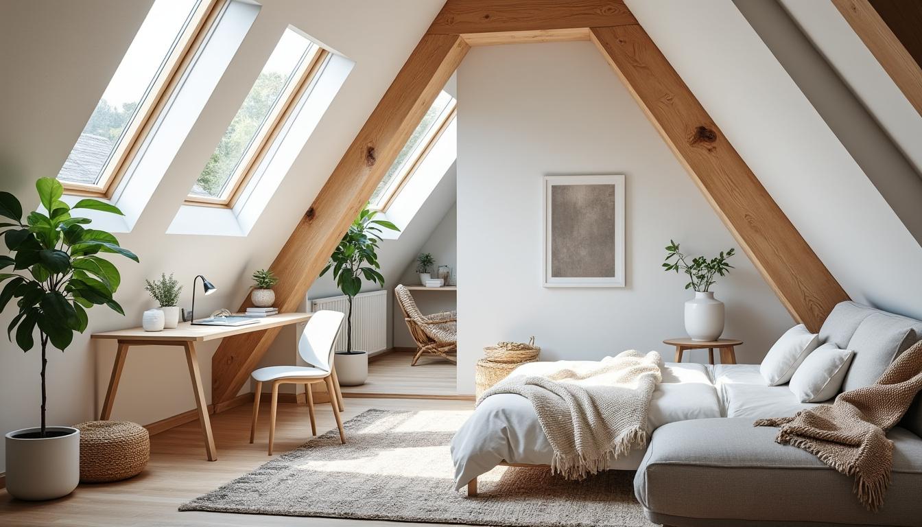 découvrez des conseils pratiques pour optimiser l'aménagement d'une chambre sous les combles et maximiser l'espace disponible tout en créant une pièce confortable et fonctionnelle.