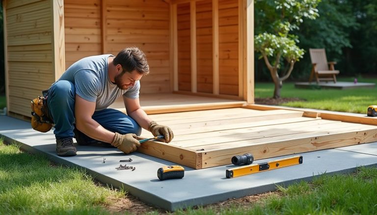 découvrez les étapes essentielles pour poser un abri de jardin sur une dalle en béton de manière stable et durable. guide pratique pour un montage réussi.