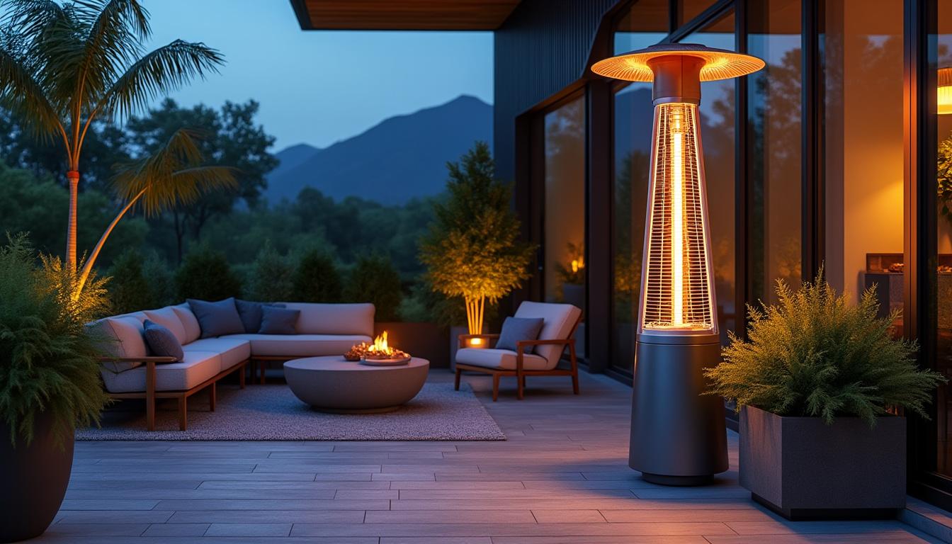 découvrez les avantages d'installer un lampadaire chauffant sur votre terrasse pour profiter de moments chaleureux en extérieur, même par temps frais.