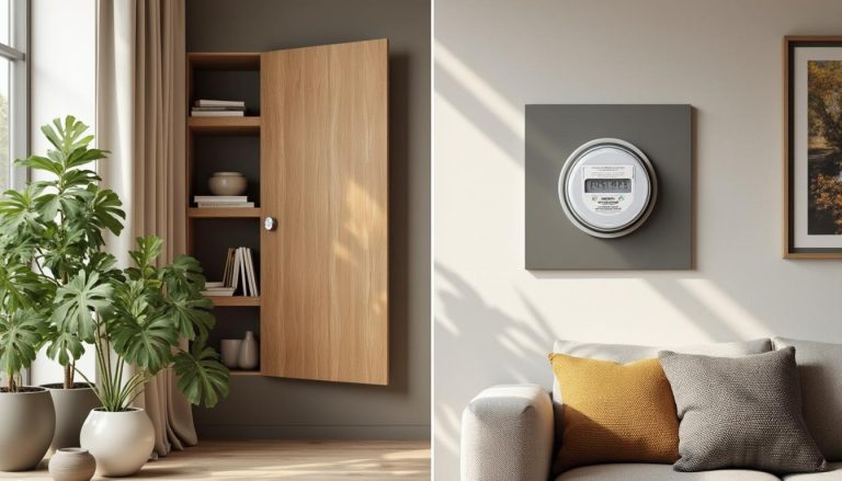 découvrez nos astuces pratiques et esthétiques pour dissimuler efficacement un compteur électrique dans votre intérieur.