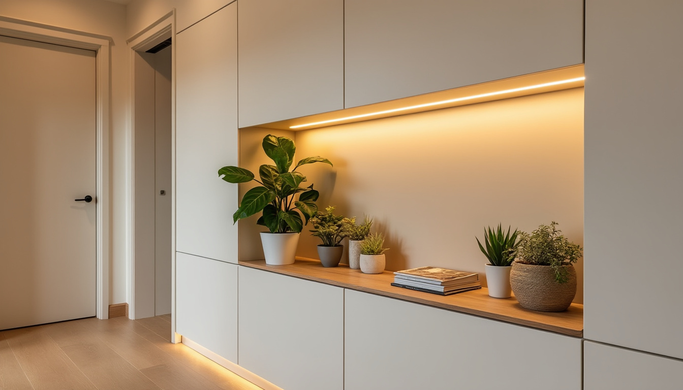 découvrez comment optimiser l'espace de votre couloir en exploitant une niche murale grùce à des idées pratiques et déco pour un intérieur harmonieux et fonctionnel.