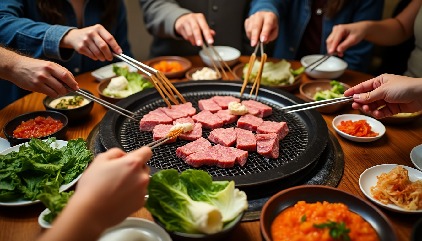 découvrez les spécificités uniques du barbecue coréen, sa méthode de cuisson, les ingrédients typiques et l'expérience conviviale qu'il offre.