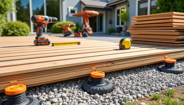 découvrez étape par étape comment construire une terrasse en bois sur plots, pour un extérieur esthétique et durable facilement accessible.