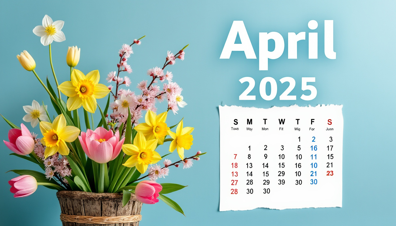 consultez les vacances et jours fériés du mois d'avril 2025 pour planifier facilement vos congés et événements importants.